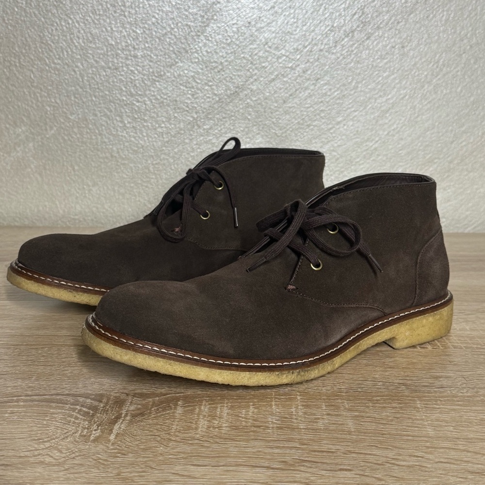The Mans Store at Bloomingdale’s Chukka Brown Suede Men’s Size 8 Comfort Boots